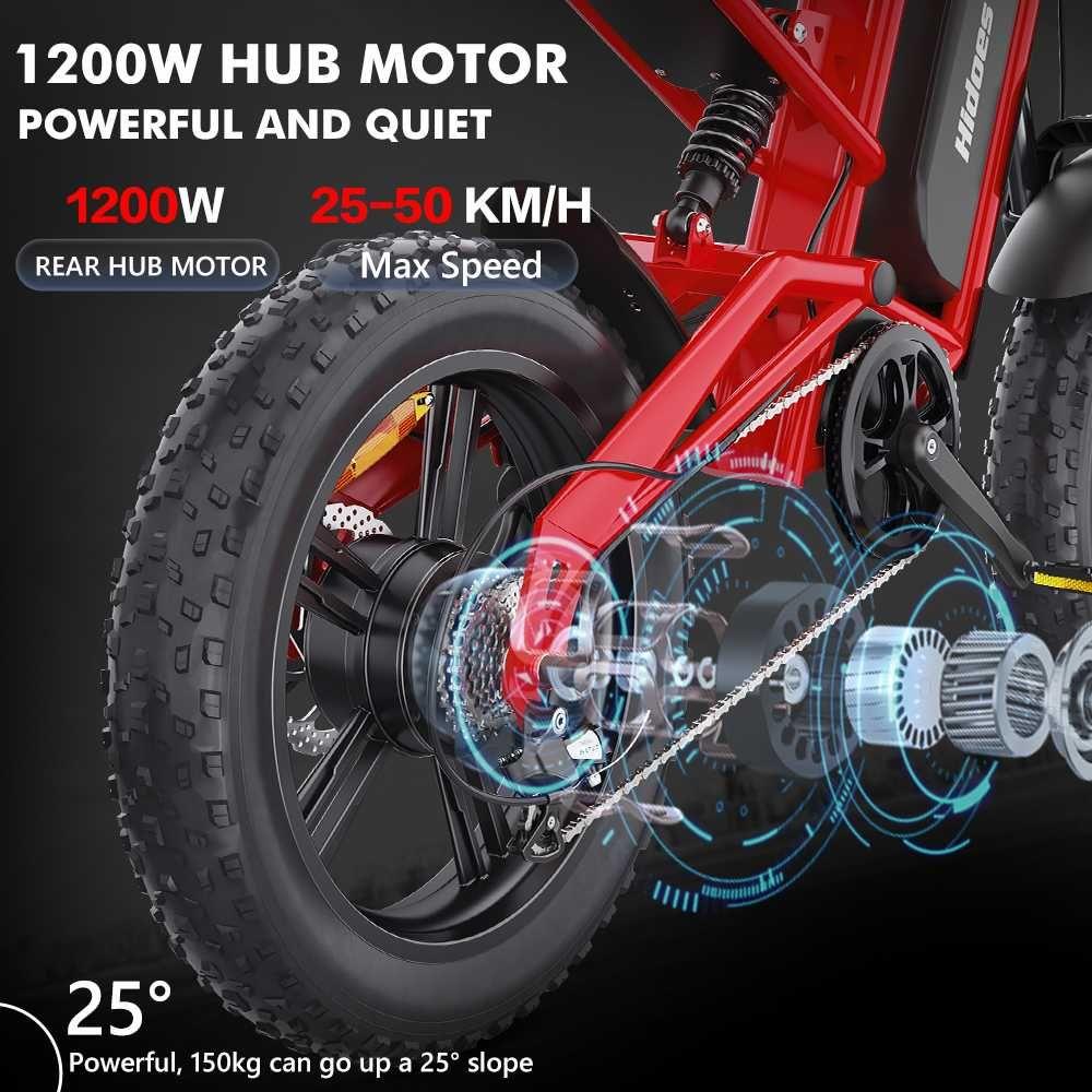 Електрически велосипед/колело HIDOES B6 1200W 15.6AH