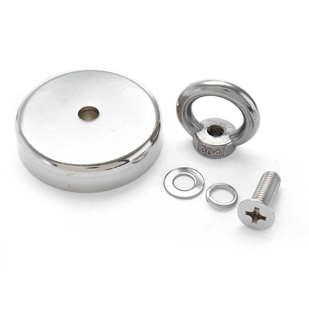 48mm-Сила- 0-70 кг. МАГНИТ с кука (халка), за риболов, магнет фишинг