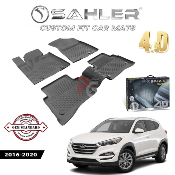 Гумени стелки за Hyundai Tucson / Хюндай Туксон / 2015-2020