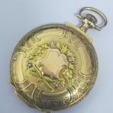 WALTHAM златен джобен часовник– USA multi-color gold 14k, 3 цвята — снимка 1