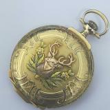 WALTHAM златен джобен часовник– USA multi-color gold 14k, 3 цвята — снимка 2