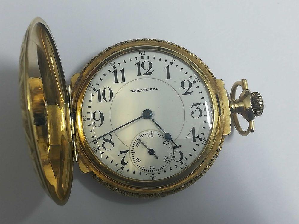 WALTHAM златен джобен часовник– USA multi-color gold 14k, 3 цвята