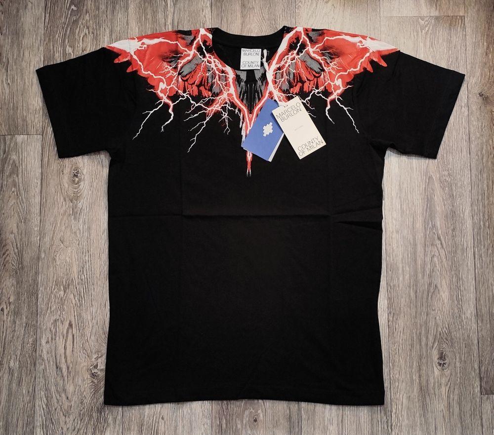 Мъжка тениска блуза фланелка памук Marcelo Burlon Milano 2025