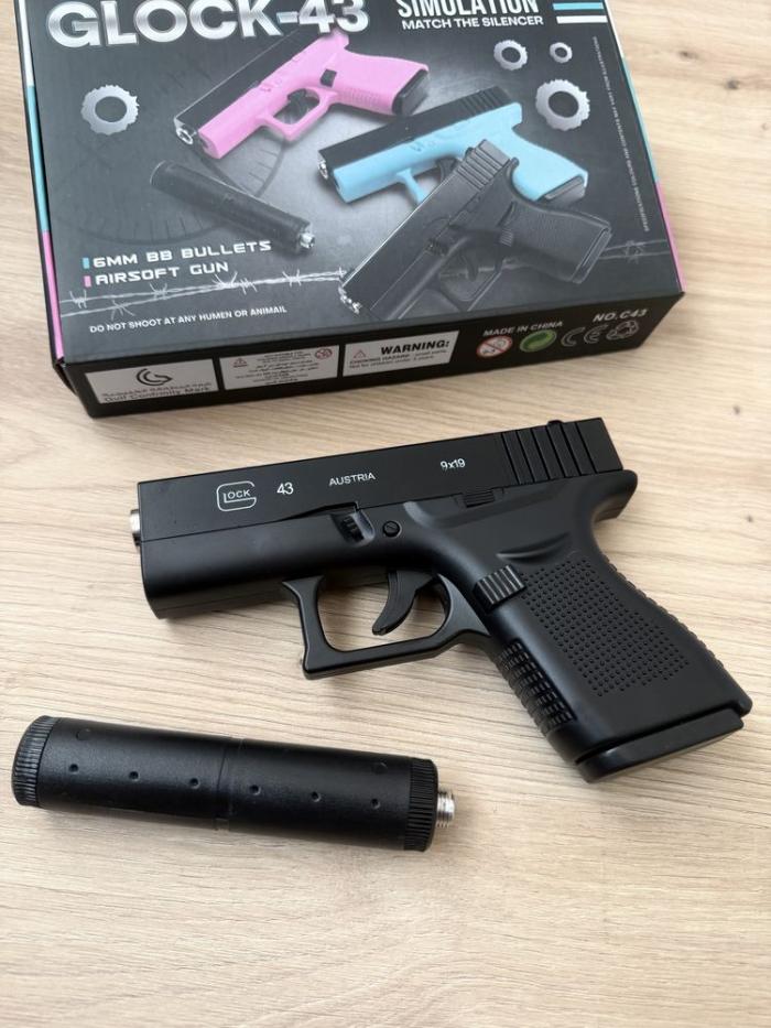 Метални Airsoft Пистолети + 1000 топчета подарък НОВИ МОДЕЛИ